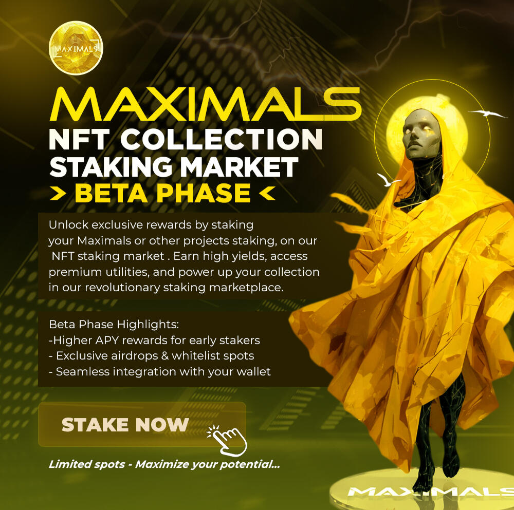 MAXIMALS NFT COLLECTION ANNOUNCEMENT DESIGN
