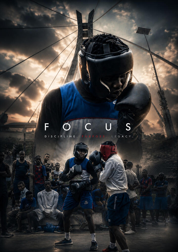 FOCUS IS AN AI GENERATED INSPIRATION FROM IMAGES I SHOT AT SURULERE STADIUM 2025